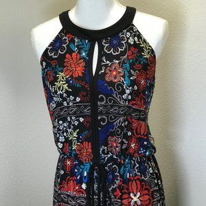 Long Floral Dress - Casual or Dress Up - Size 12 - En Focus Studio - Like New